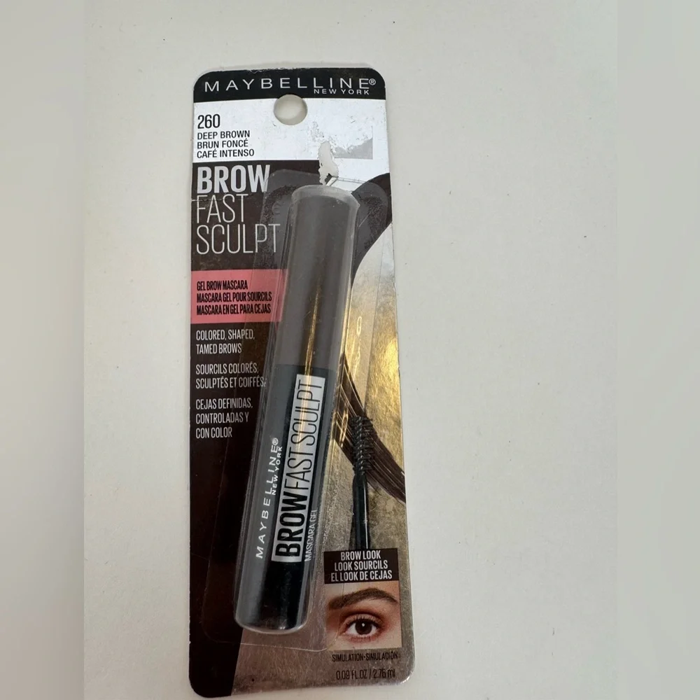 NEW Maybelline Brow Fast Sculpt Eyebrow Gel Mascara-257 Medium Brown
